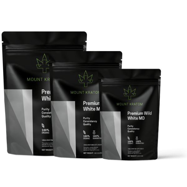 Premium Wild White MD Kratom Powder - Image 2
