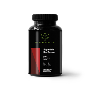 Super Wild Red Borneo Kratom Capsules