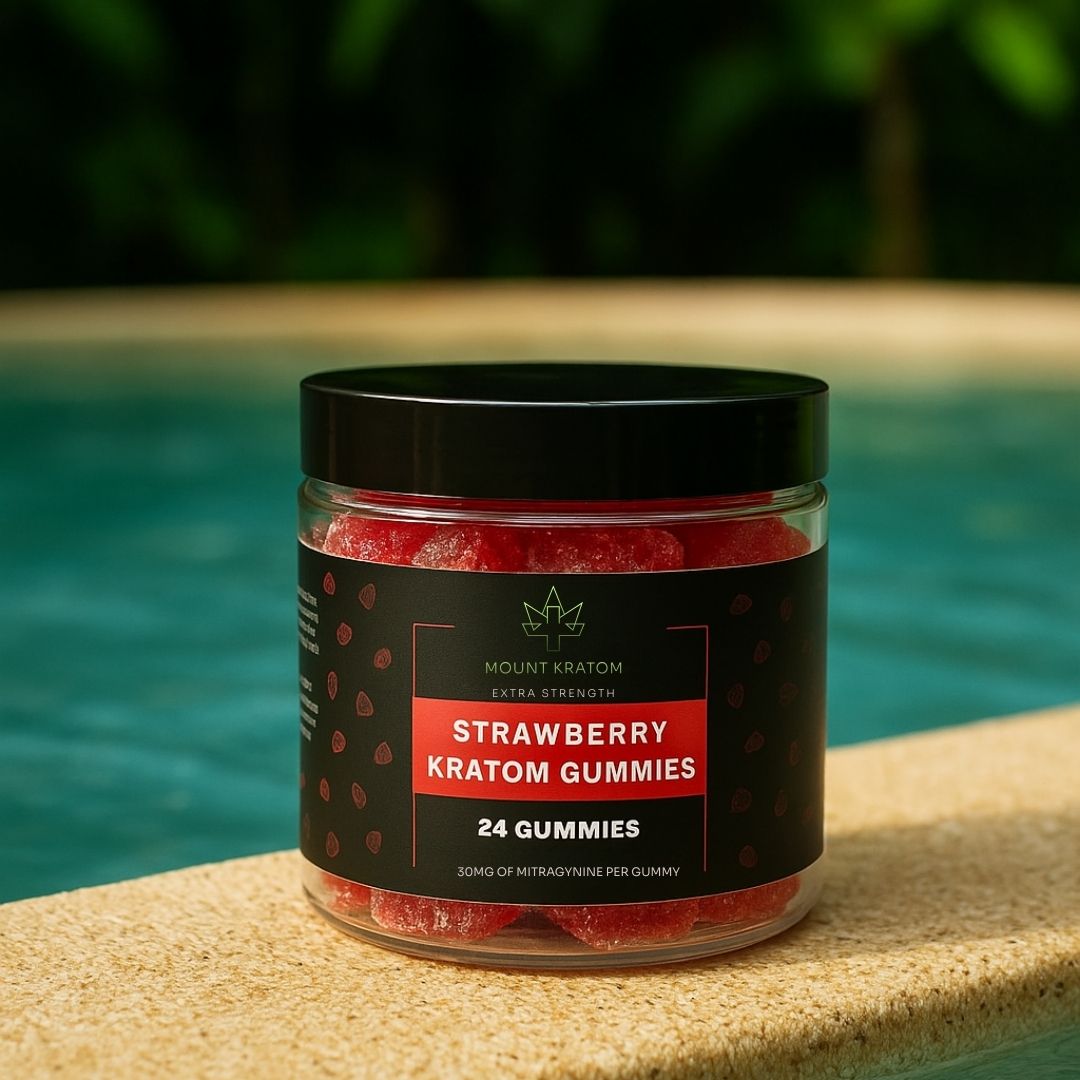 Strawberry Kratom Gummies, 30mg - Image 2